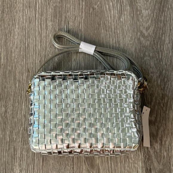 Clare V Silver Specchio Woven Checker NWT - Picture 6 of 8